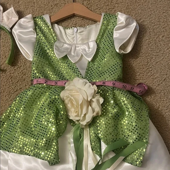 Home Sewn Princess Tiana Costume - Picture 4 of 7